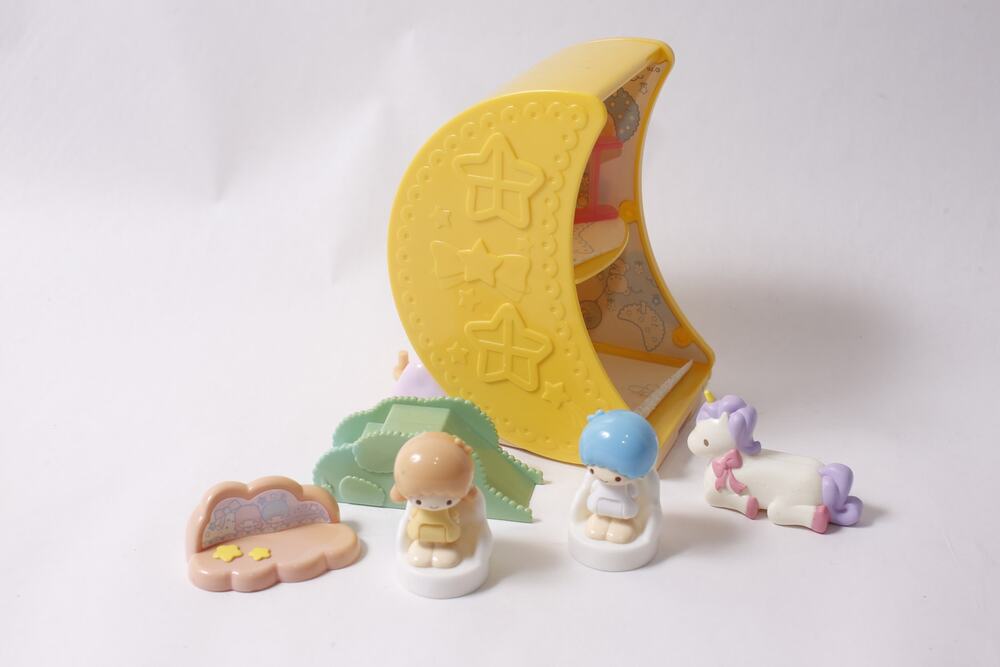 Takara Tomy Little Twin Stars Small Moon House Vintage Toy Set ~ 260702-WH 1122